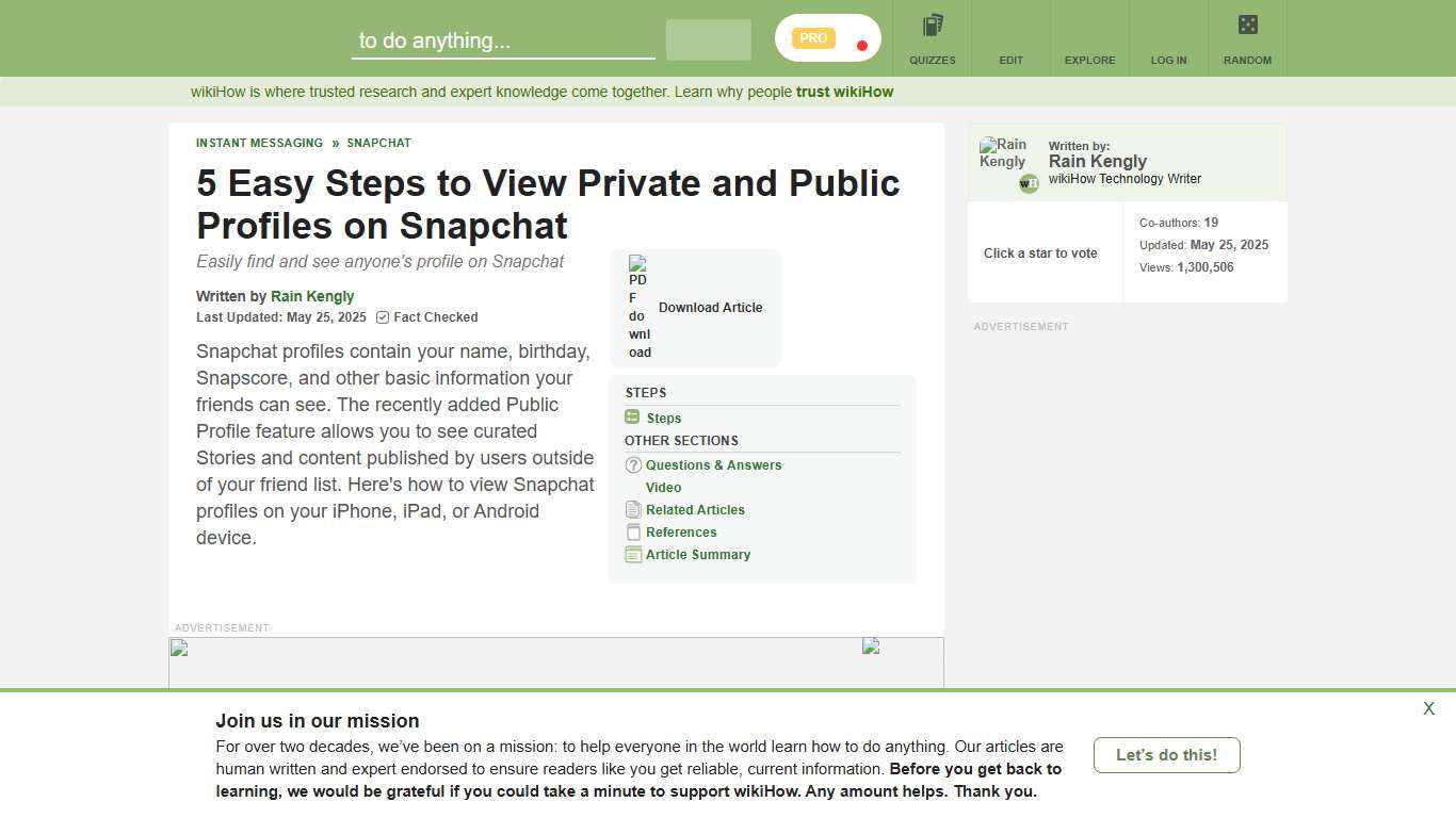 How to View Snapchat Profiles: Personal, Friend, Public